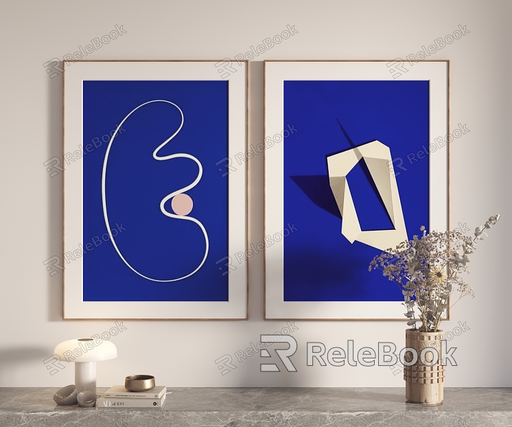 Modern abstract painting hanging painting decorative painting model