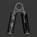 Sports Equipment Grip Strengthener With Metal Spring And Black Rubber Handles