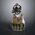 Military Weapon Tactical Gear Set With Helmet Night Vision Goggles And Camouflage Vest
