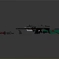 Various Types of Firearms Including Rifles Pistols with Assorted Accessories Magazines and Scopes