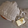 Cozy Home Decor With Knitted Blanket Wooden Ladder And Leather Bean Bag