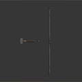 Practical Hardware Tools Collection Featuring Hammer Crowbar And Metal Hooks Set