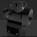 Tactical Weapon Sight Featuring Adjustable Control Knobs And Solid Mount Base Design
