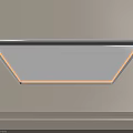 Modern Minimalist Square Ceiling Light With Warm LED Strip For Living Room