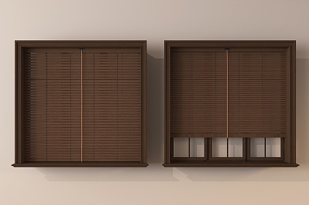 new chinese venetian blinds roller blinds 3d model