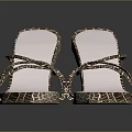 Brown Crocodile Pattern Heeled Sandals With Crisscross Straps And White Sole