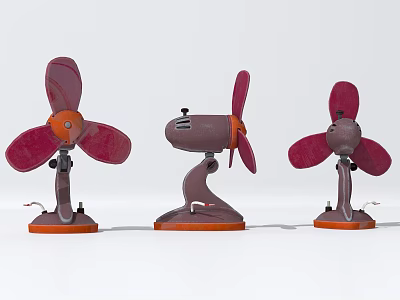 Modern Fan Broken Fan 3d model Modern Fan Broken Fan 3d model