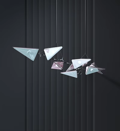 Modern Chandelier Villa Chandelier Art Chandelier 3d model