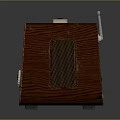 Vintage Radio With Wooden Case Retro Knobs Antenna And AM FM