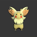 Pikachu Pokémon Game Anime Character Standing With Yellow Body Red Cheeks Large Ears And Winged Design