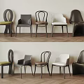 Modern Dining Chairs With Various Styles Different Backrest Designs And Colors