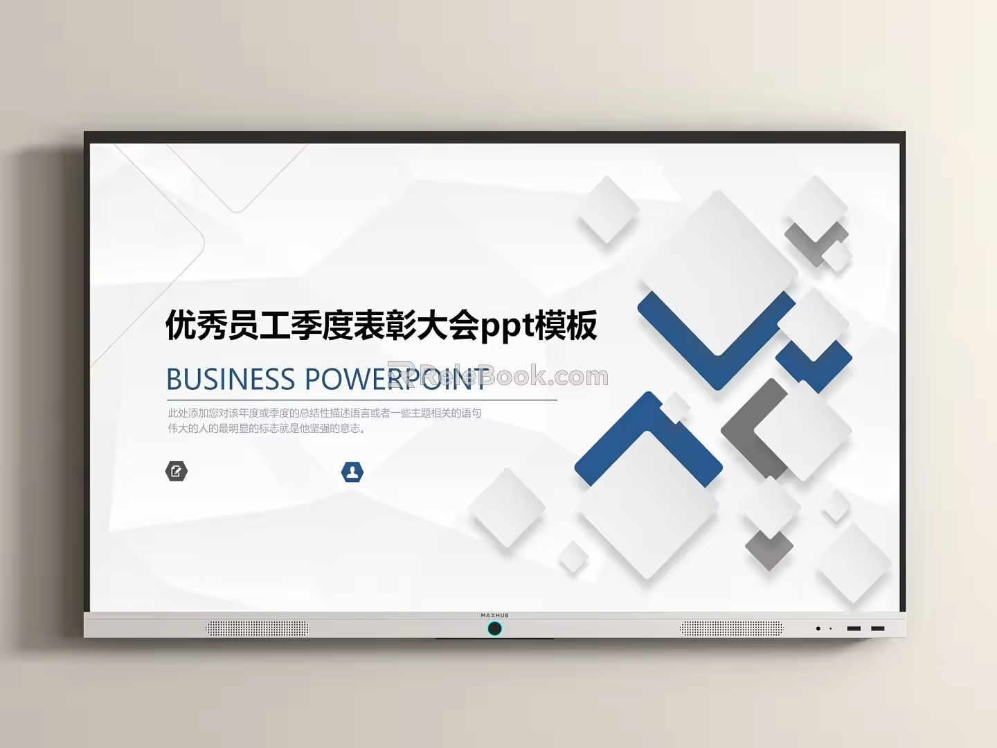 Conference Television Meeting Flat Panel Display Video Television 3d model