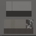 Material Samples With White Dark Brown Light Wood Striped And Marble Textures 3d model