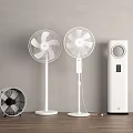 Air Conditioner Fan and Other Types of Fans in Modern Minimalist Interior Design