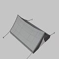 Game Camouflage tent 3d model