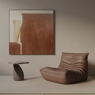 modern leisure chair 3d model