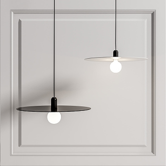 Modern chandelier 3d model