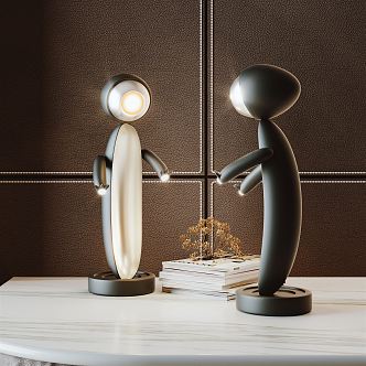 Modern table lamp 3d model