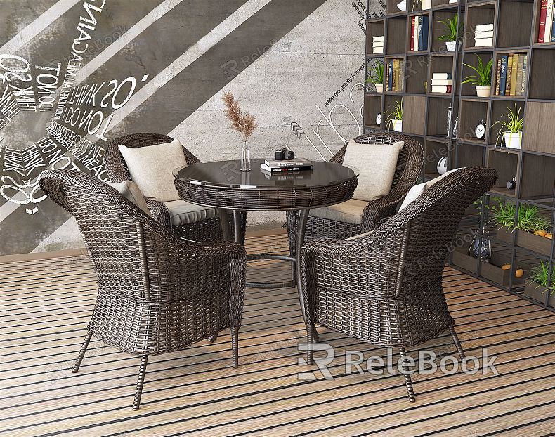 Modern Outdoor Table and Chair Leisure Chair model