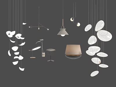 Lamps and chandeliers 3d model