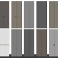 Modern Wardrobe Doors With Various Color Choices And Sleek Handle Designs