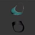 Comfortable Stylish Green Bra and Black Panties Women Fashion Underwear Set