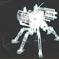 Fighting Spider Robot 3d model