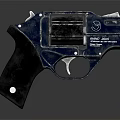 Smith Wesson Model 29 2 Blue Revolver Weapon With Black Grip And Classic Design