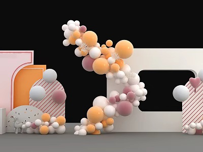 Modern Meichen Photo Frame 3d model