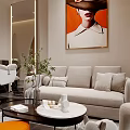 Elegant Modern Beauty Salon Interior With White Chairs Round Mirrors And Green Plants