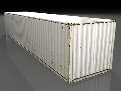 Container 40 feet 3d model