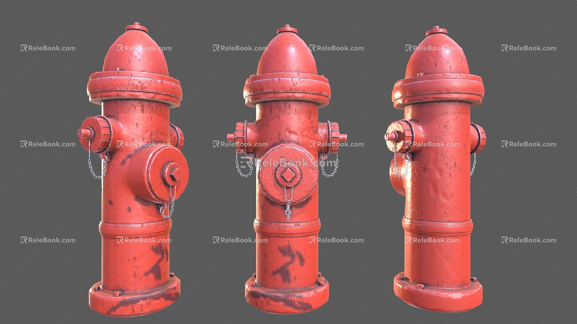 Industrial LOFT fire hydrant 3d model