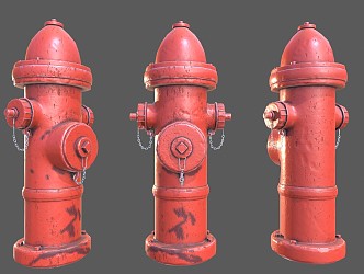 Industrial LOFT fire hydrant 3d model