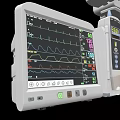 Medical Monitoring Devices Multi Parameter ECG Monitors With Digital Screens And Various Clinical Models