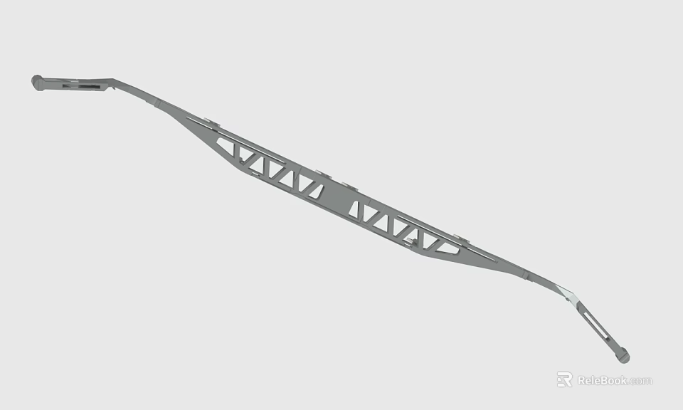 High Performance Automotive Windshield Wiper Blade With Metal Hollow Frame Design 3d model 