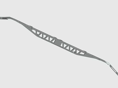 High Performance Automotive Windshield Wiper Blade With Metal Hollow Frame Design 3d model