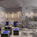 Quiet Milk Tea Shop 3d model