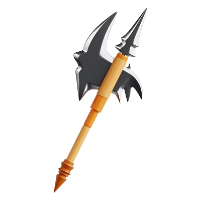 Modern Weapon Axe Cartoon Weapon 3d model Modern Weapon Axe Cartoon Weapon 3d model