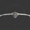 3D Character Model Design With Brown Short Hair White Skin And Dark Background