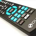 DUNE TV Remote Control With Blue Function Buttons HDMI Input Menu And Subtitle Audio