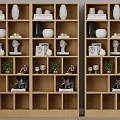 bookcase high cabinet cabinet 3d model