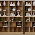 bookcase high cabinet cabinet 3d model