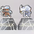 Cartoon Character Trophies For Diablo IV Challenge With Shiny Figures And Engraved Base Text