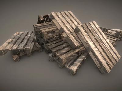 Industrial Equipment Metal Pallets for Heavy Duty Storage and Transport Applications 3d model