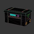 Black Digital Display Household Appliance With Time Showing Control Buttons And Yellow Indicators