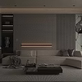 Vertical White and Black Air Conditioner Fan Near Wooden Textured Wall with White Blinds