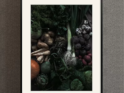 Assorted Fresh Vegetables Collection With Root Vegetables Leafy Greens And Pumpkin 3d model