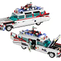 Lego Ghostbusters ECTO 1 Detailed Vehicle Build Set 3d model