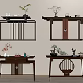 new chinese-style article case 3d model