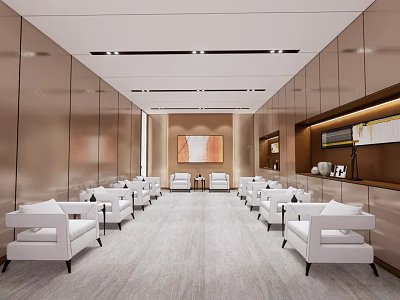 Modern Reception Room VIP Room Reception Room 3d model
